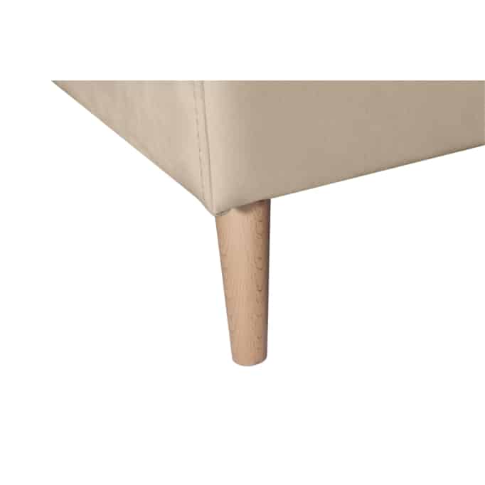 ARTIKV - Canapé d'angle scandinave convertible réversible avec coffre en velours