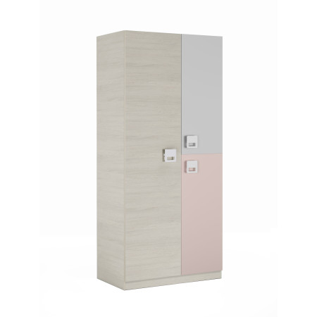 Armoire penderie enfant 3 portes L90 x H200 cm