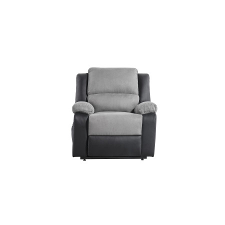 9121 - Fauteuil de relaxation électrique et releveur en microfibre et simili