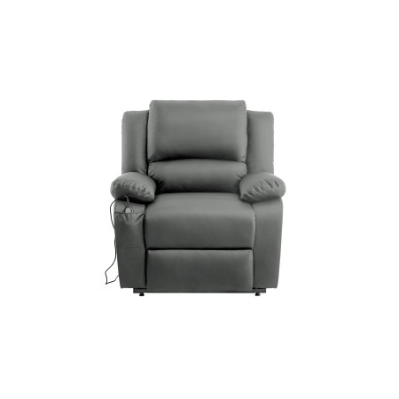 9121 - Fauteuil de relaxation électrique et releveur en simili