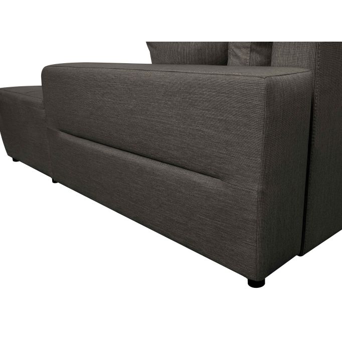 CELIA - Canapé d'angle convertible 4 places en tissu