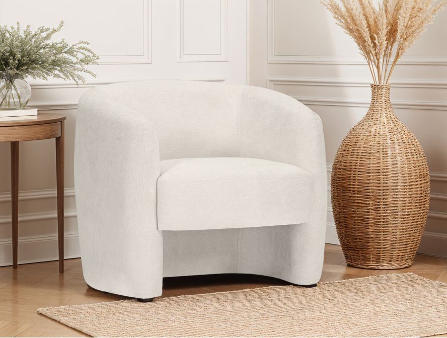 LOUISON - Fauteuil en tissu