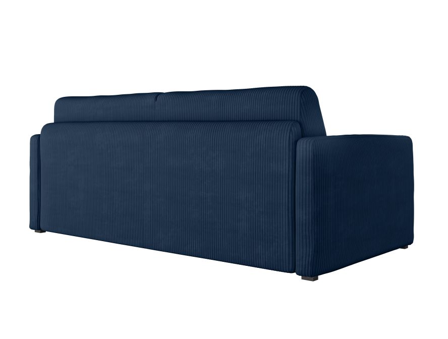 ALICE - Canapé convertible système couchage express 3 places en velours côtelé 140cm