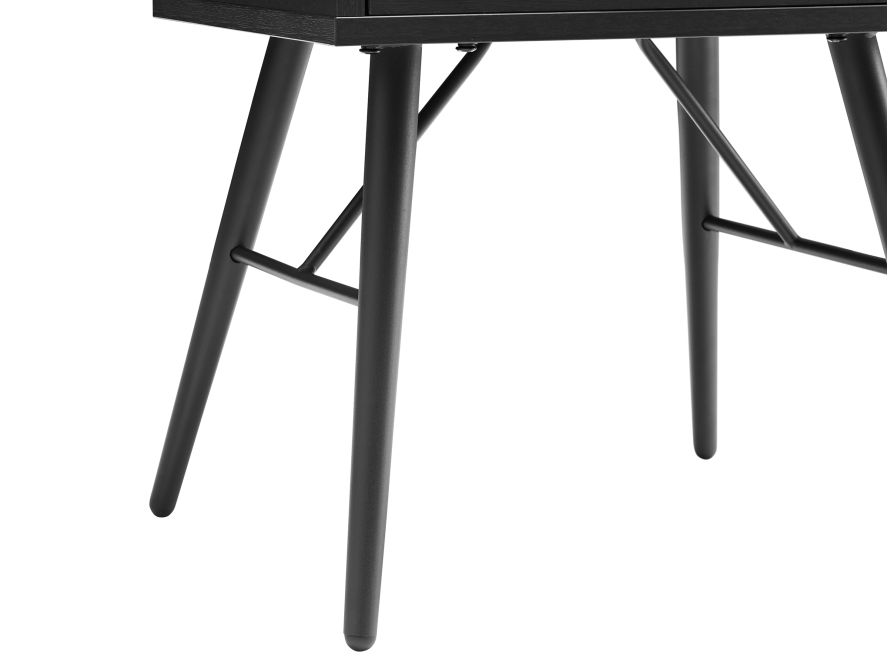 PAYTON - Table de chevet avec pieds métal