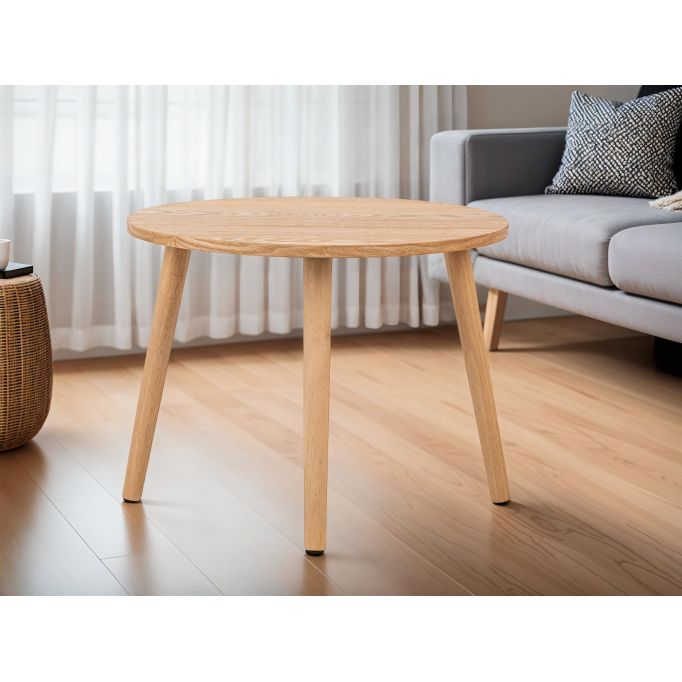 KANOPE - Table basse ronde en bois