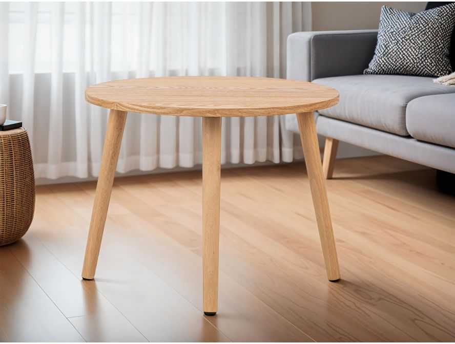 KANOPE - Table basse ronde en bois