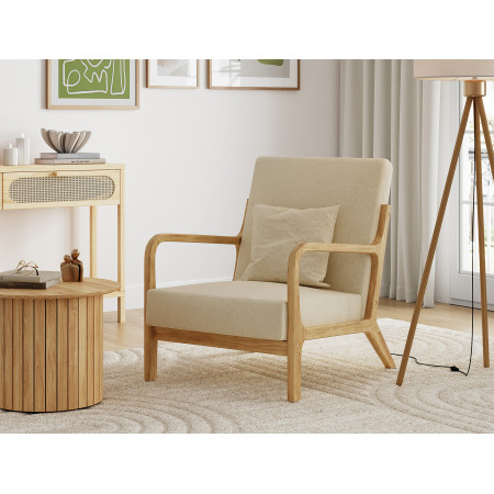 KANOPE - Fauteuil scandinave