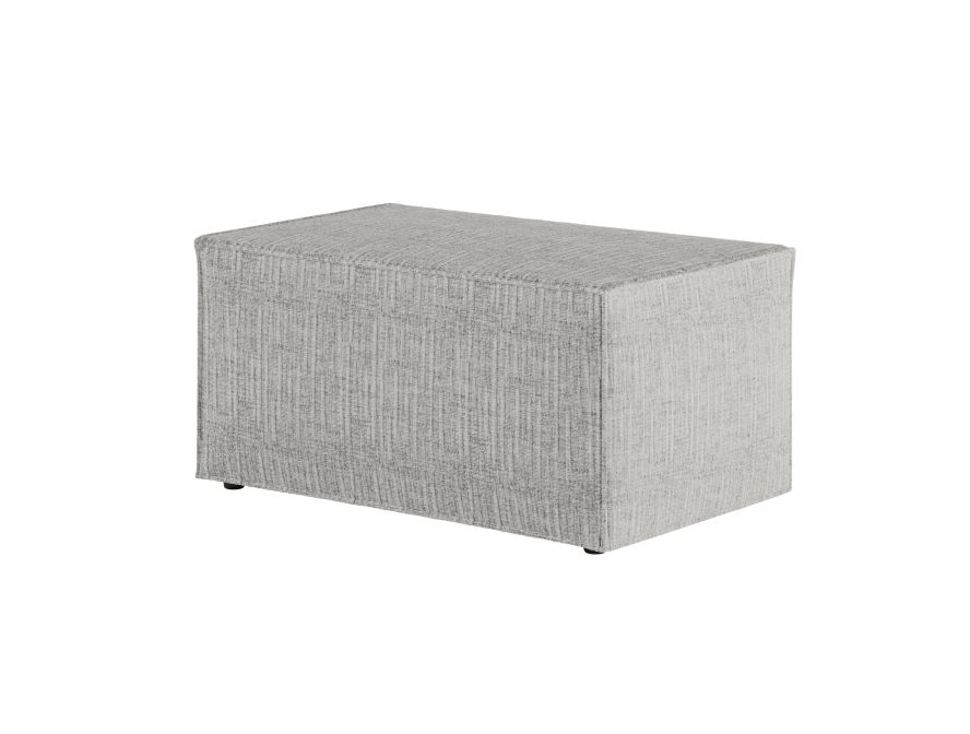 CHARLOTTE - Pouf en tissu texturé 3D