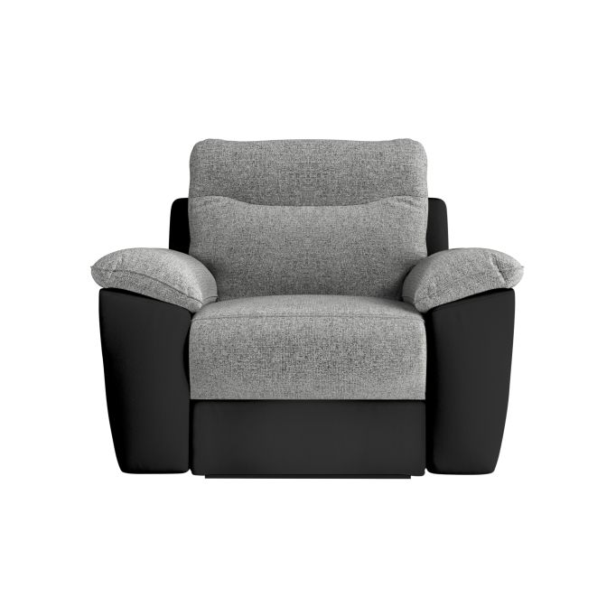 ROSS - Fauteuil de relaxation électrique en tissu et simili