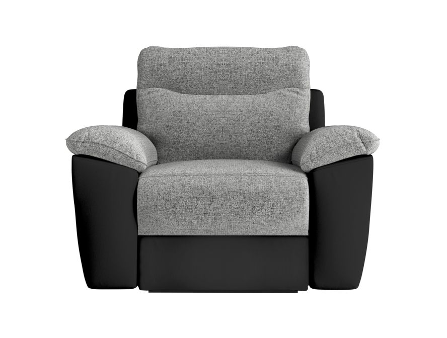 ROSS - Fauteuil de relaxation électrique en tissu et simili