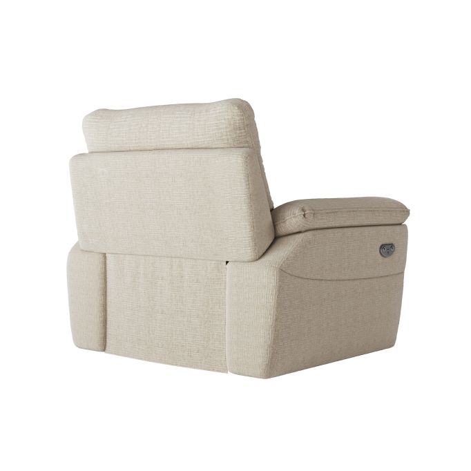 ROSS - Fauteuil de relaxation électrique en tissu texturé 3D