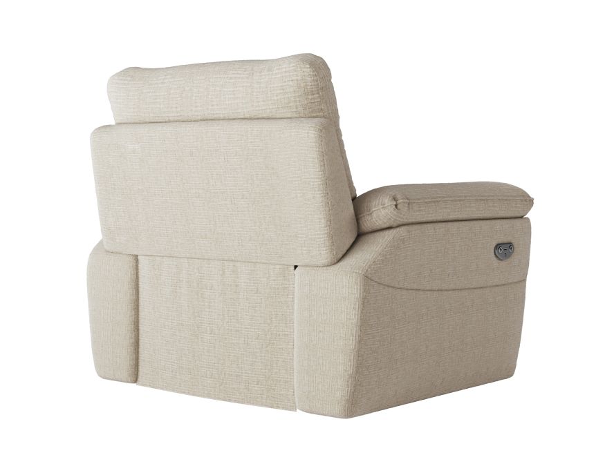 ROSS - Fauteuil de relaxation électrique en tissu texturé 3D