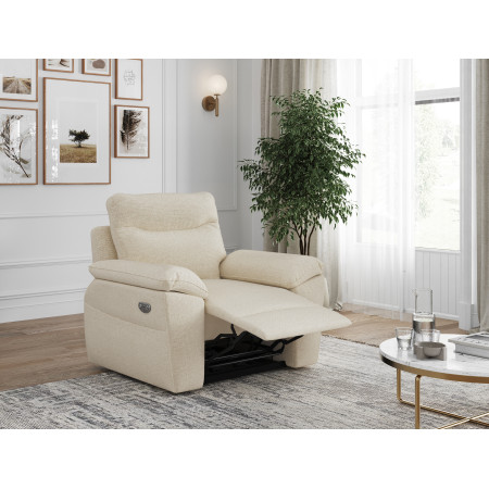 ROSS - Fauteuil de relaxation électrique en tissu