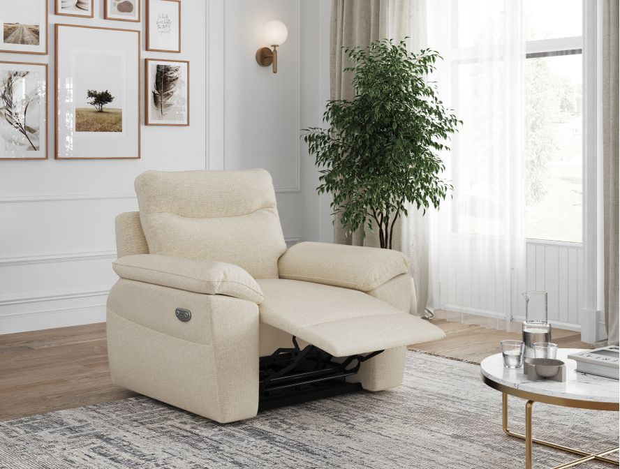 ROSS - Fauteuil de relaxation électrique en tissu