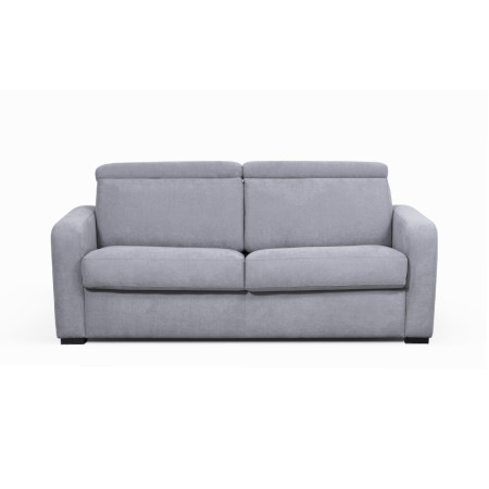 CAROLE - Canapé convertible système couchage express 3 places en tissu