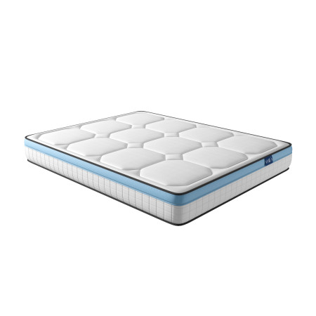 GELFRESH - Matelas GEL FRESH en mousse à mémoire de forme MemoryTex  + mousse frozen gel - 24cm d'épaisseur