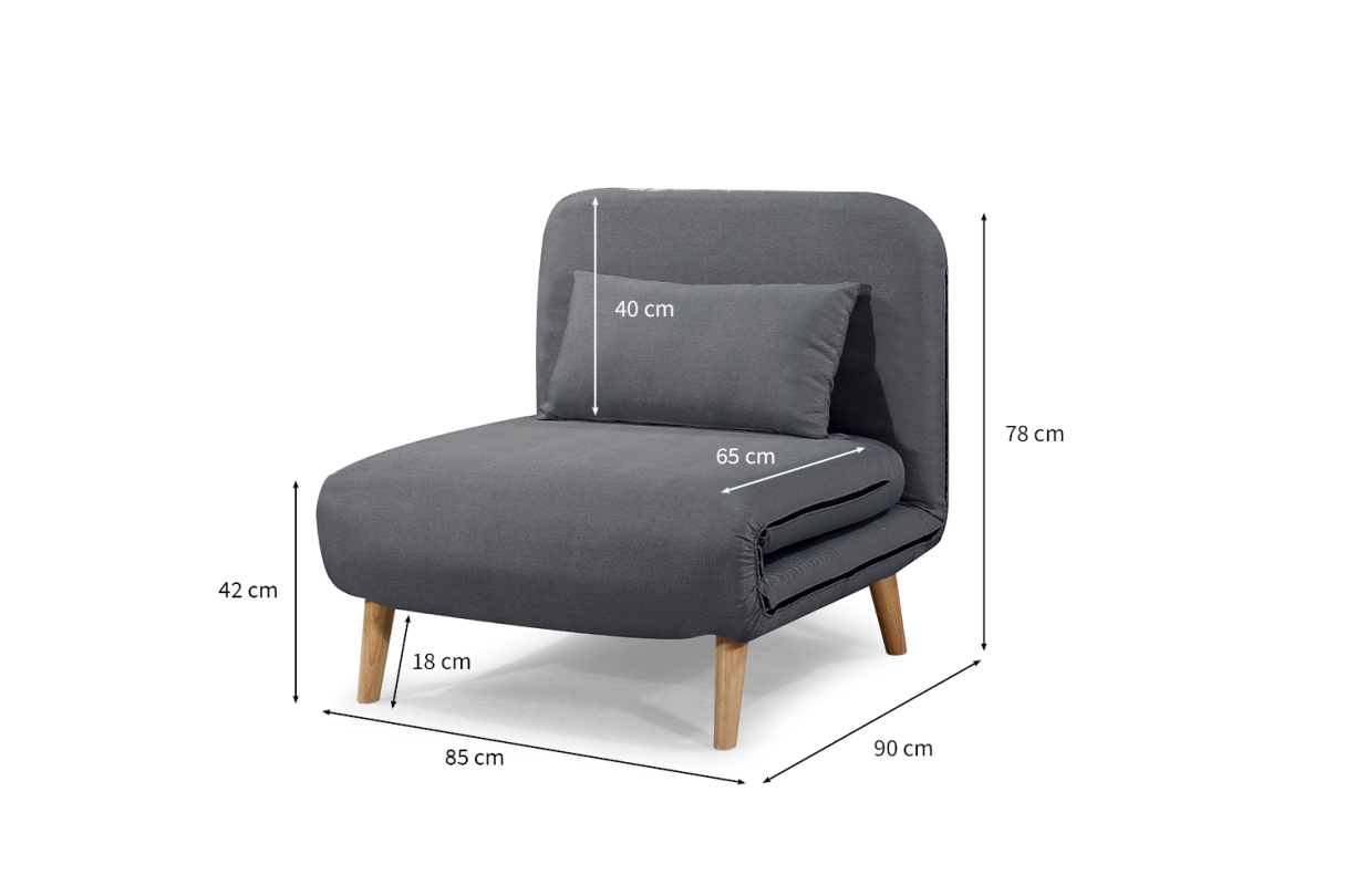 BZ - Banquette scandinave 1 place convertible